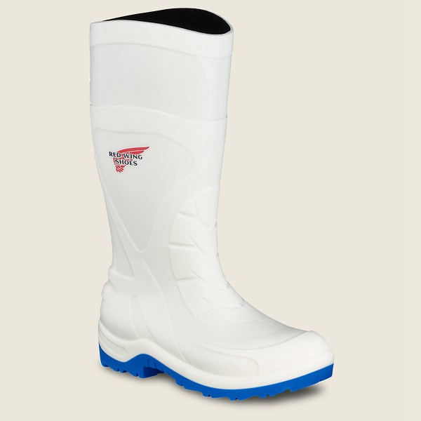 Red Wing Safety Bot Erkek - Injex™ Xpl - 17-Inch Waterproof Toe Pull-On - Beyaz - 48DCUHAGP